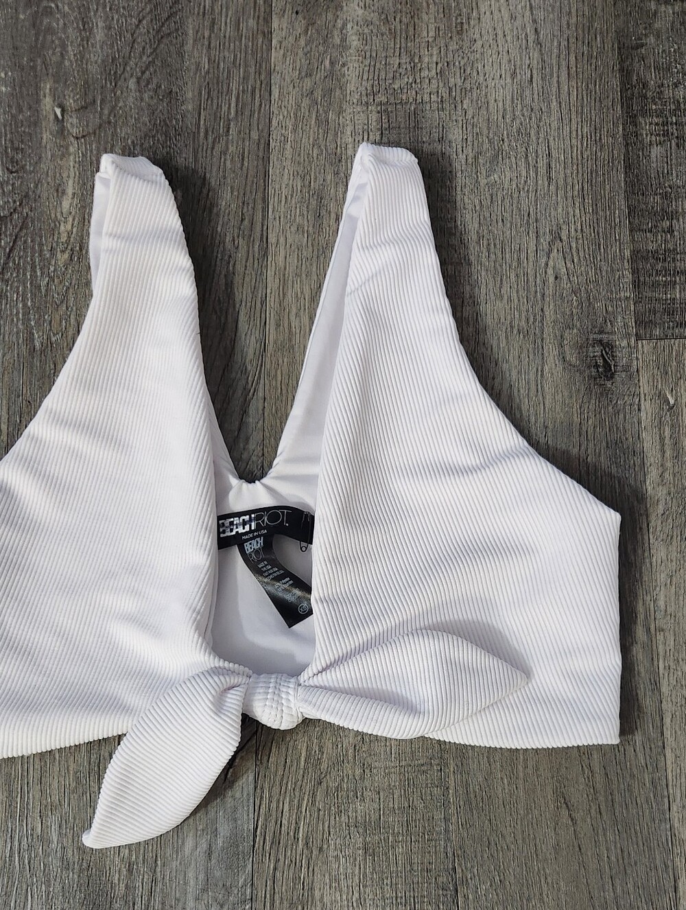 Beach Riot Dallas Ribbed Bikini Top - Picture 7 of 10